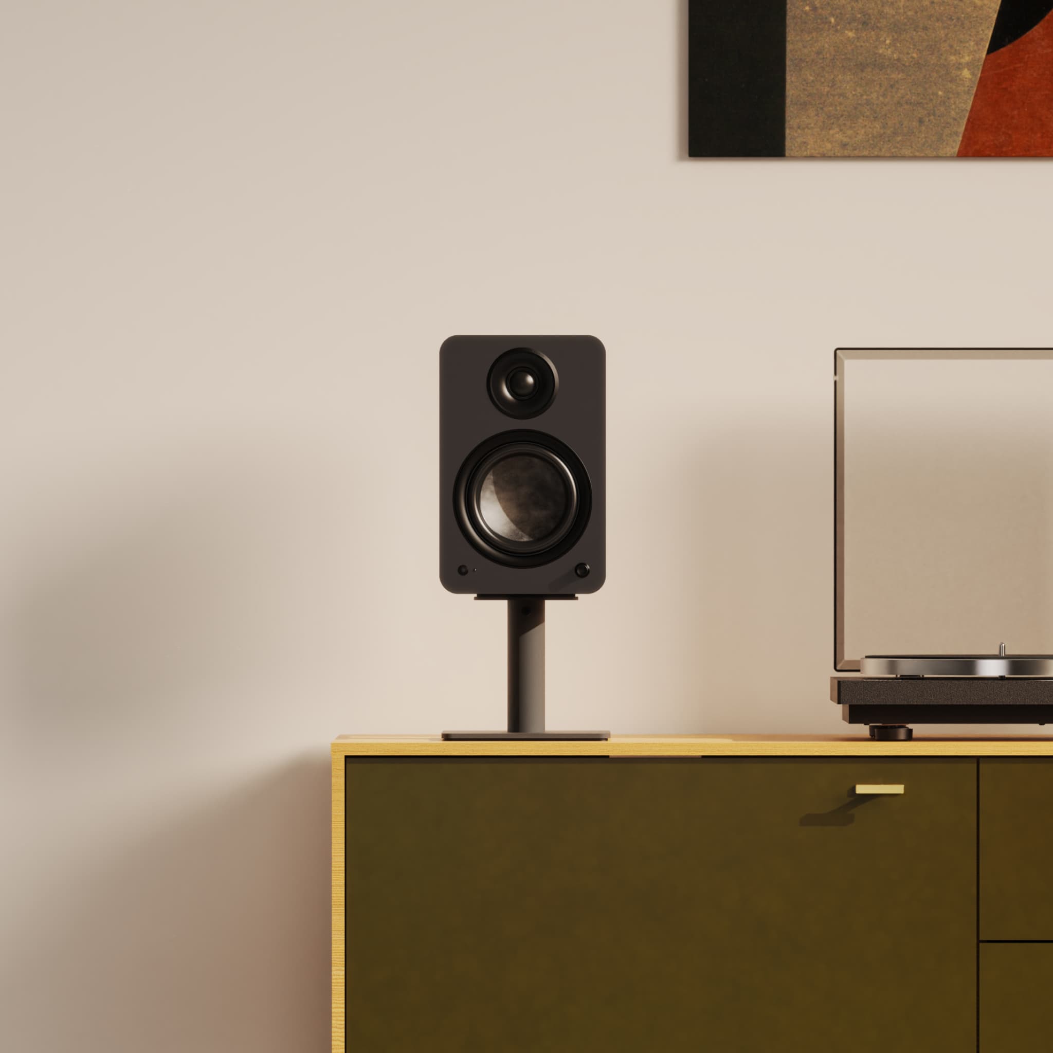 SP6HD 6-Inch Riser Universal Desktop Speaker Stands | Kanto Audio